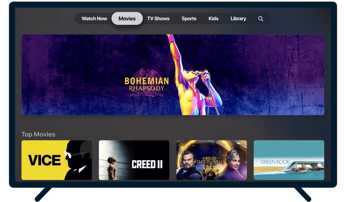 P&aacute;gina com VPN para Apple TV Plus.